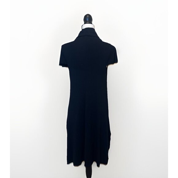 Philsophy Dress Women’s Size Large Midi Length Pockets Raw Hem Sleeve Zipper - Picture 2 of 13